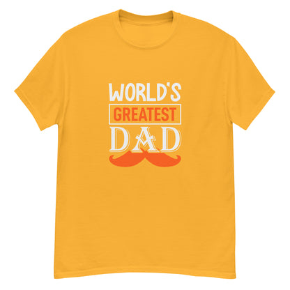 Класическа мъжка тениска WORLD'S GREATEST DAD
