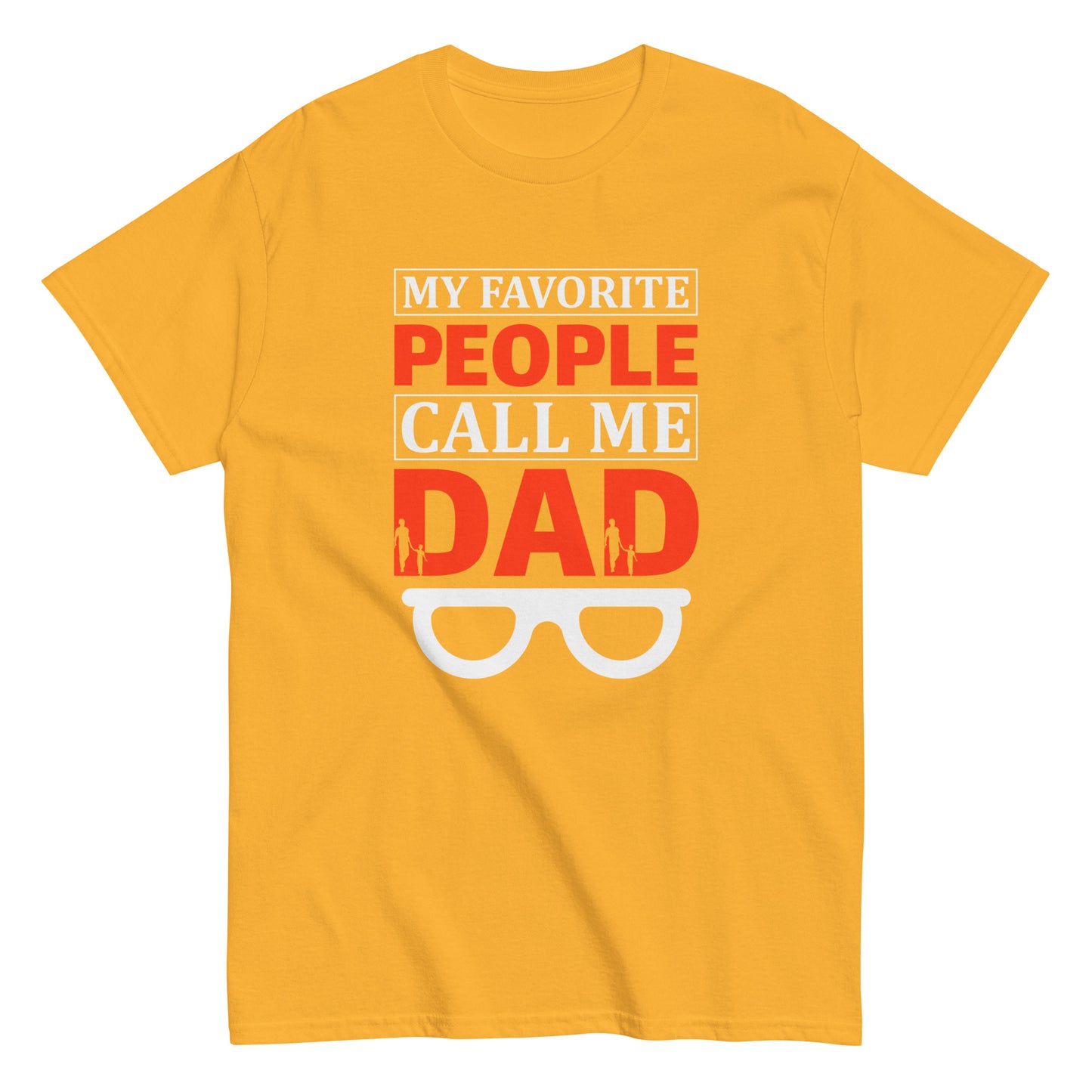 Camiseta clásica hombre MI GENTE FAVORITA LLAMAME PAPÁ