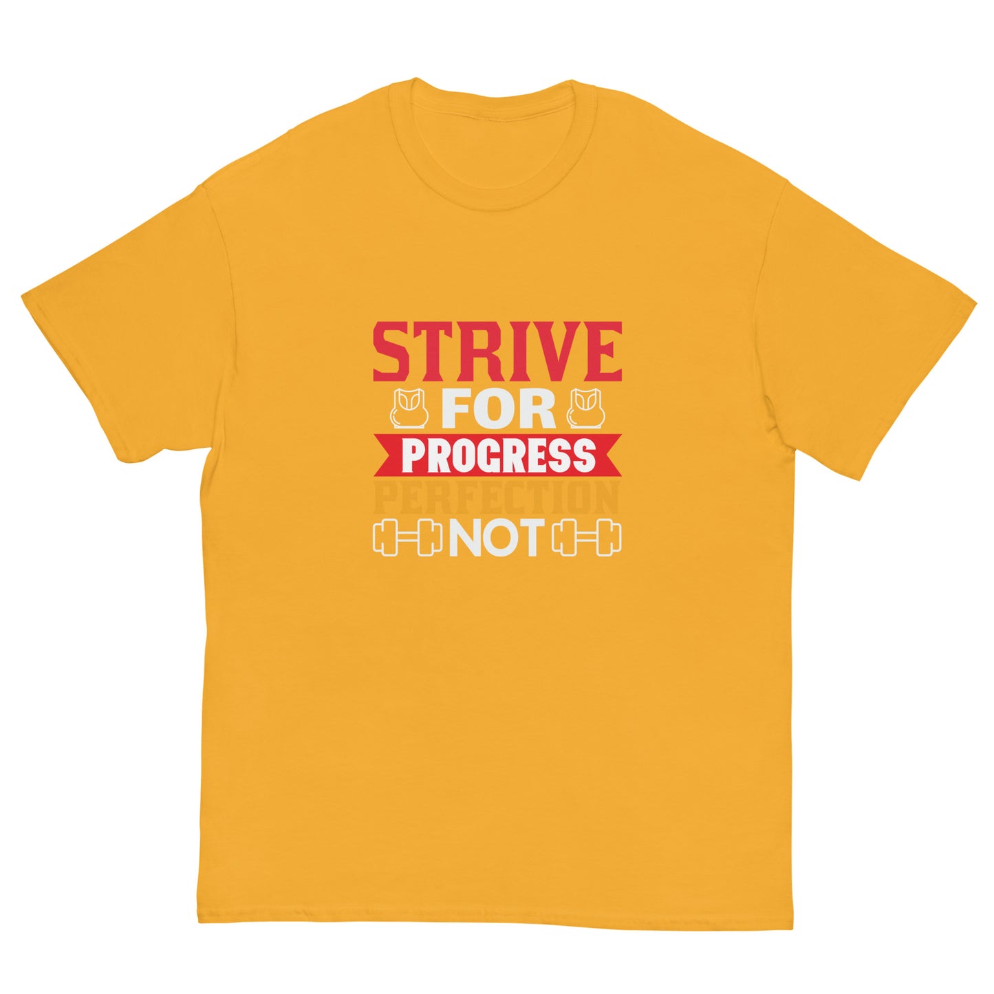 Camiseta clásica de hombre STRIVE FOR PROGRESS