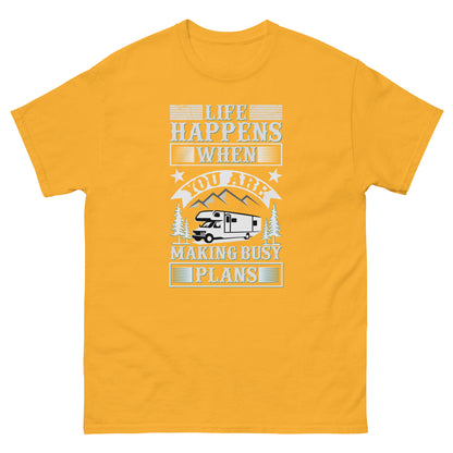 Мъжка класическа тениска LIFE HAPPENS