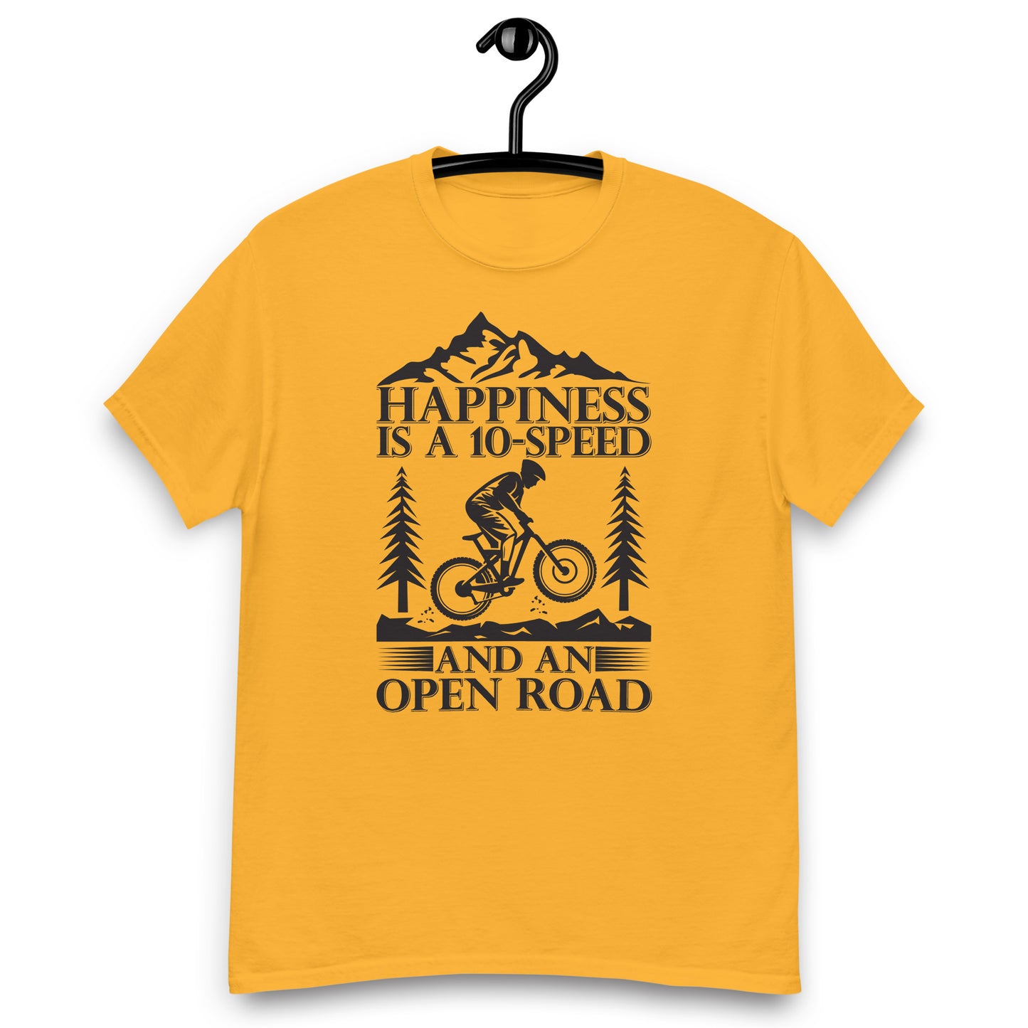 Men's classic tee HAPPINESS IS A 10-SPEED