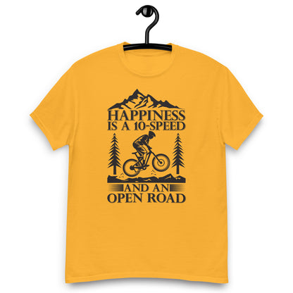 Мъжка класическа тениска HAPPINESS IS A 10-SPEED