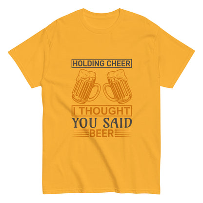 Мъжка класическа тениска HOLDING CHEER