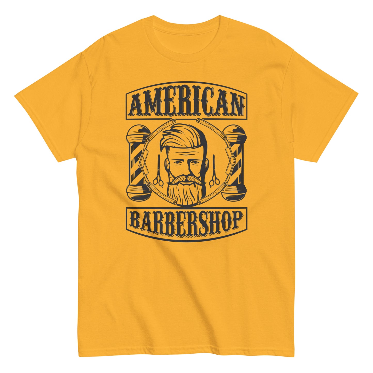 Мъжка класическа тениска AMERICAN BARBERSHOP