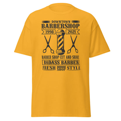 Мъжка класическа тениска DOWNTOWN BARBERSHOP