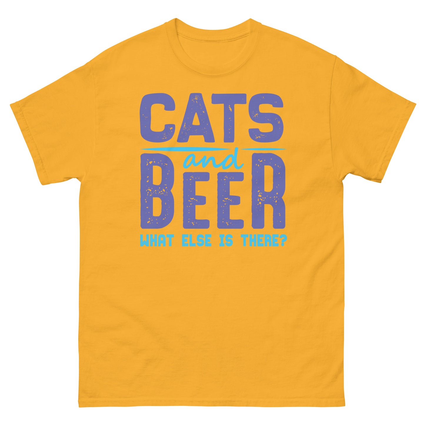 Camiseta clásica hombre GATOS Y CERVEZA