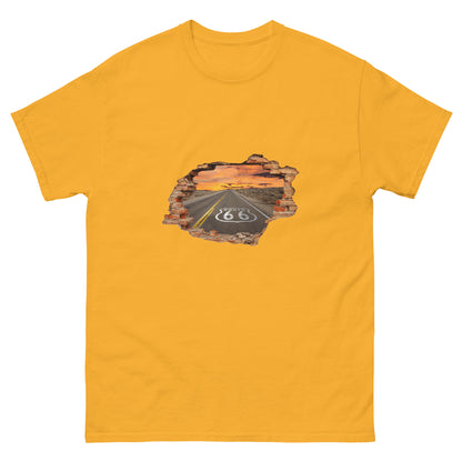 Мъжка класическа тениска HOLE ROUTE 66