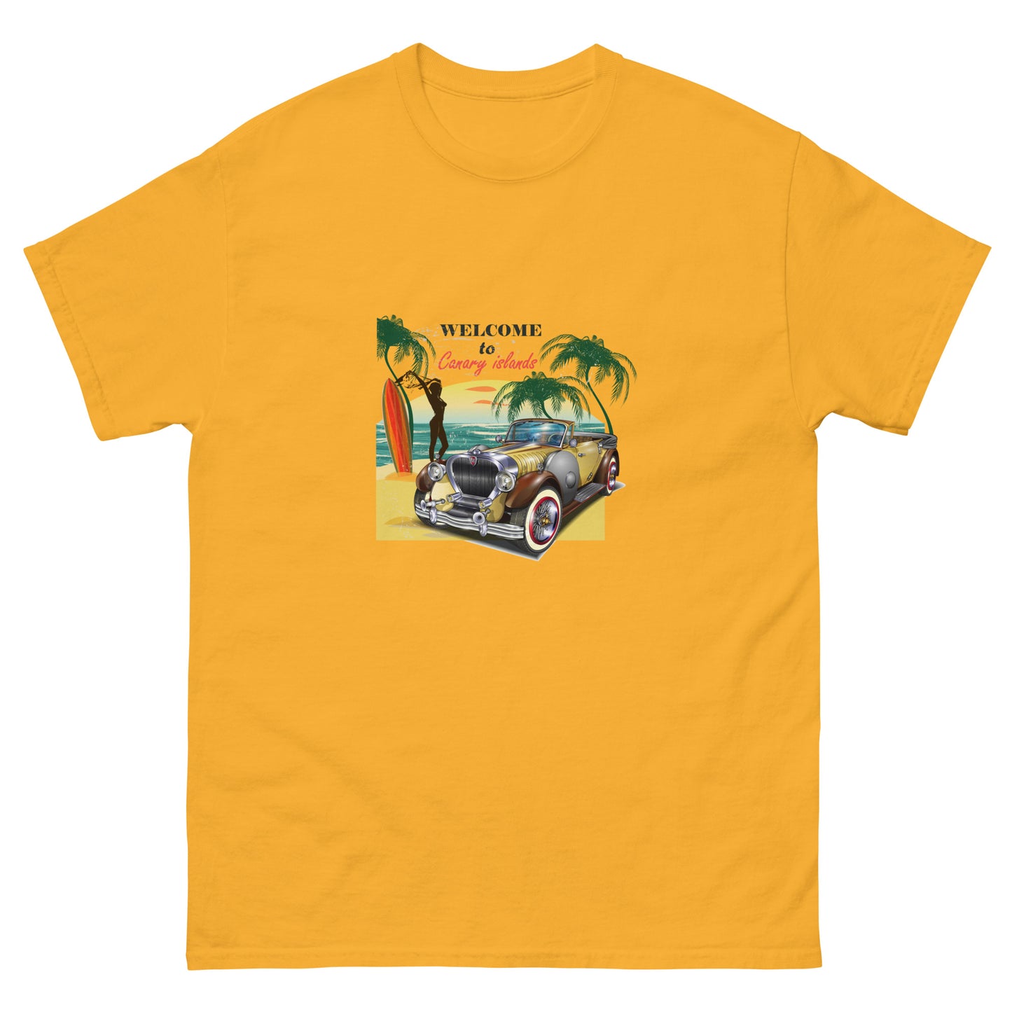 Camiseta clásica hombre BIENVENIDOS A CANARIAS