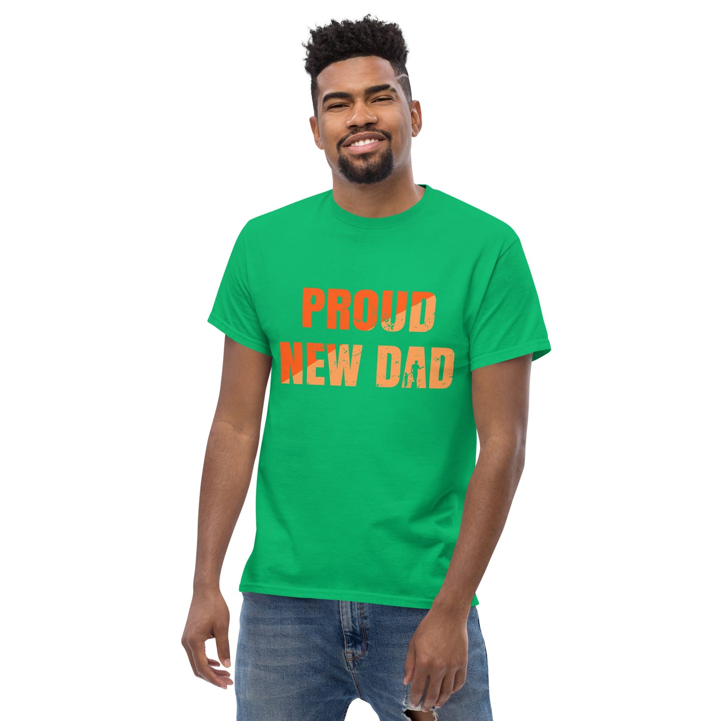 Camiseta clásica de hombre ORGULLOSO NUEVO PAPÁ