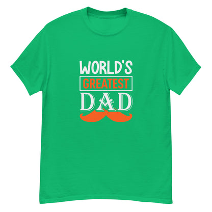 Класическа мъжка тениска WORLD'S GREATEST DAD
