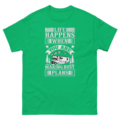 Мъжка класическа тениска LIFE HAPPENS