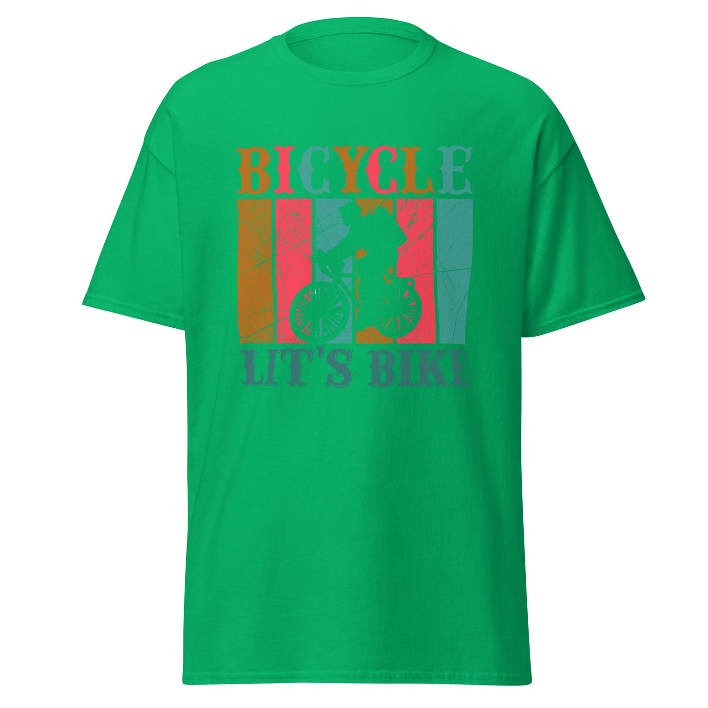 Men's classic tee BICYCLE LET'S BIKE