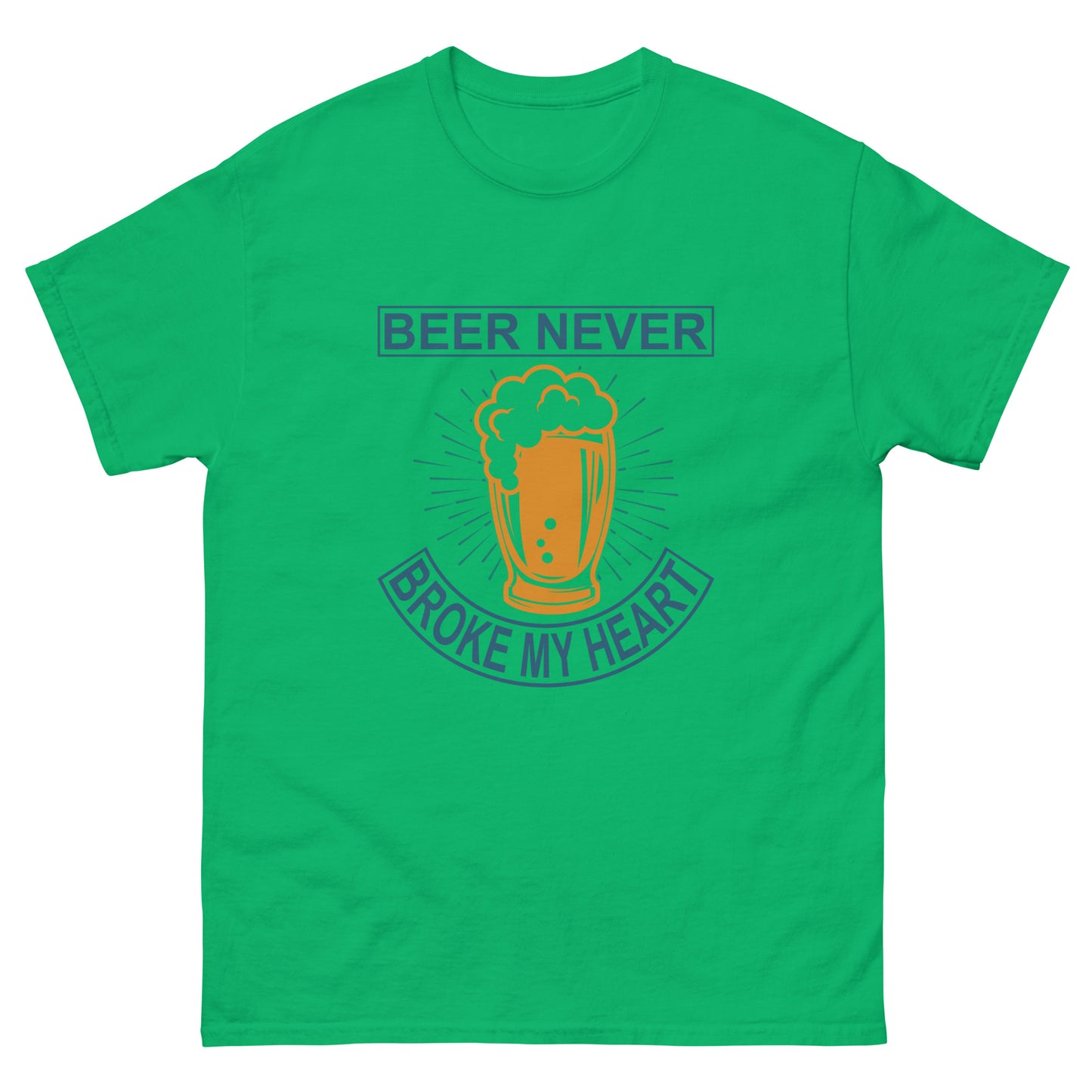 Men's classic tee BEER NEVER BROKE MY HEART