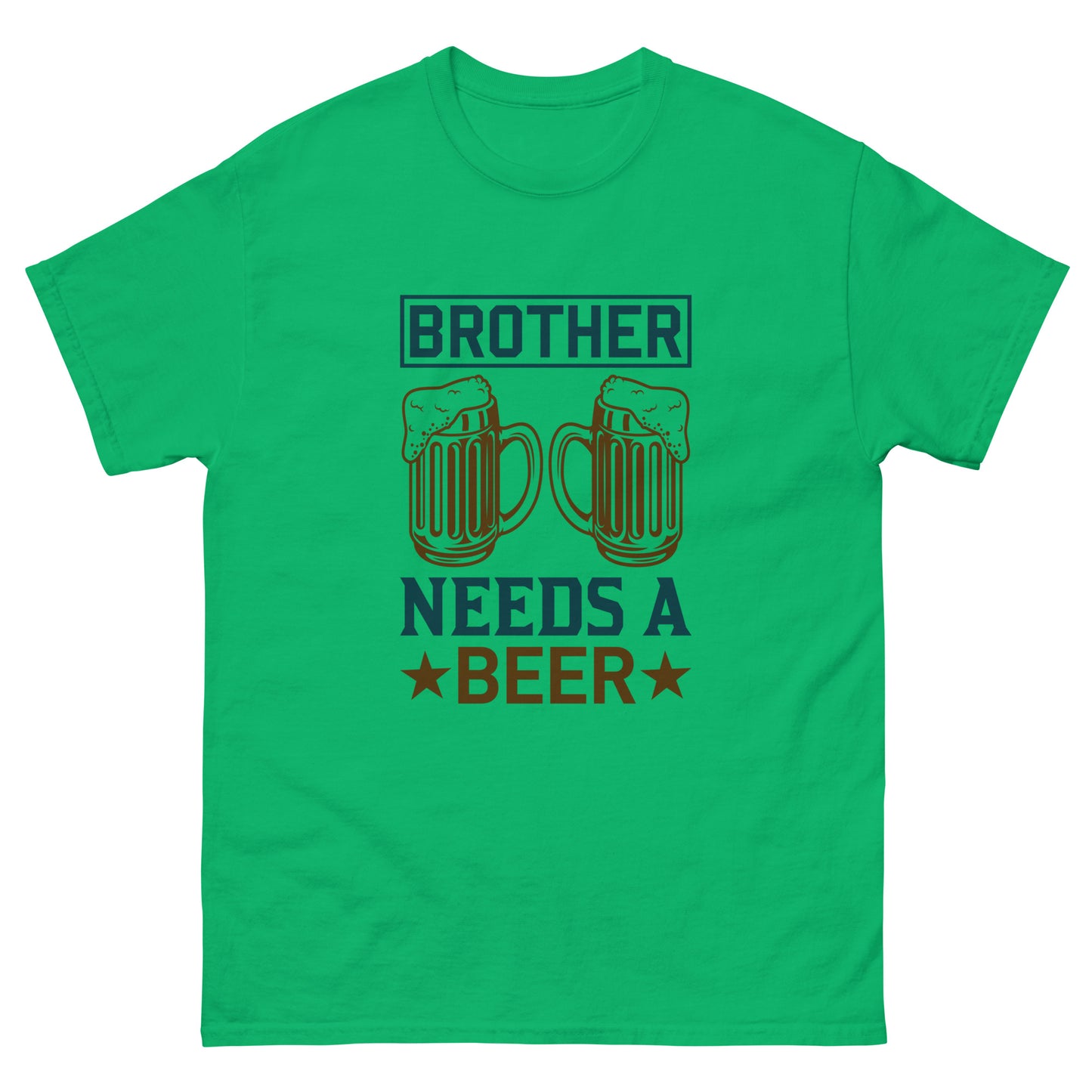 Мъжка класическа тениска BROTHER NEEDS A BEER