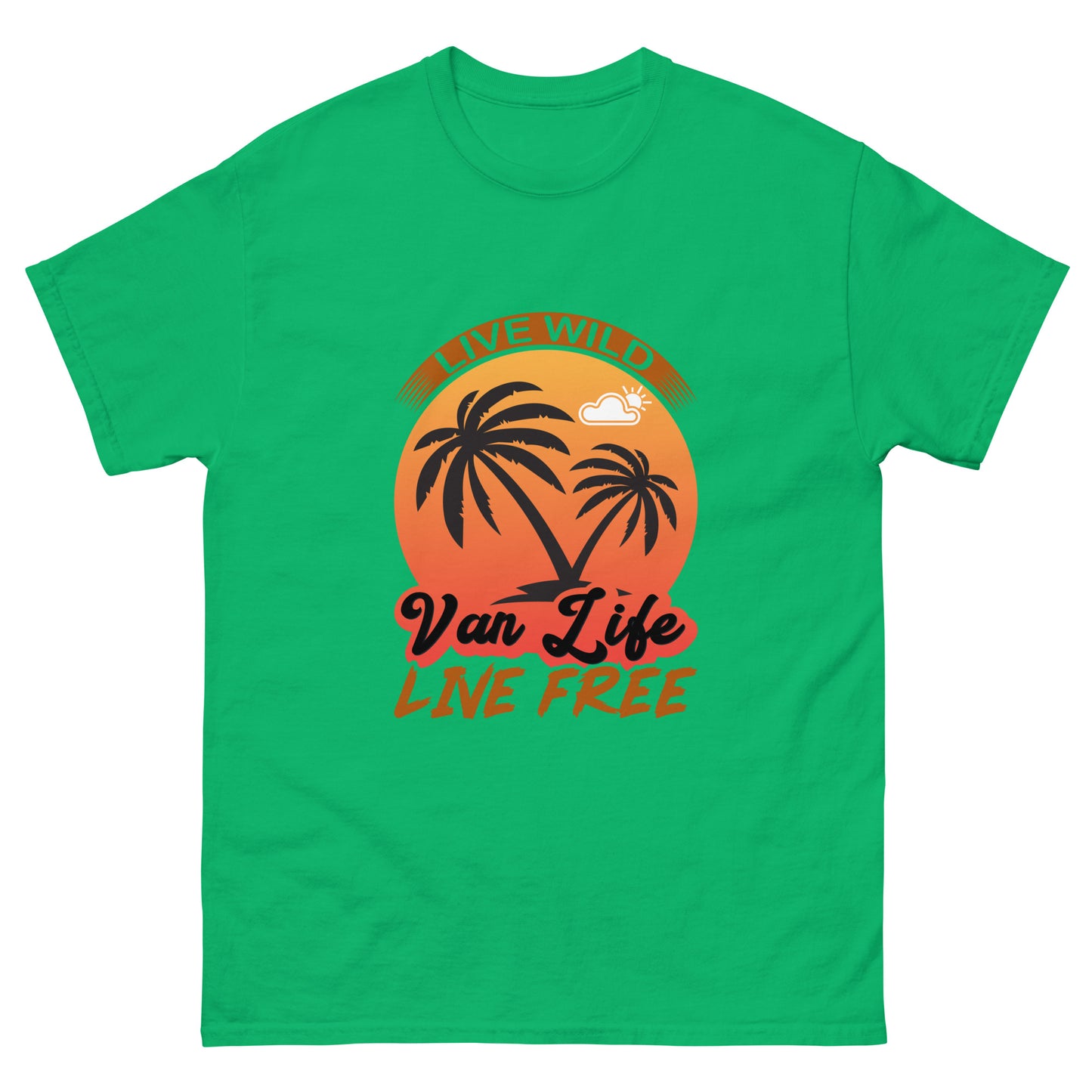 Men's classic tee LIVE WILD