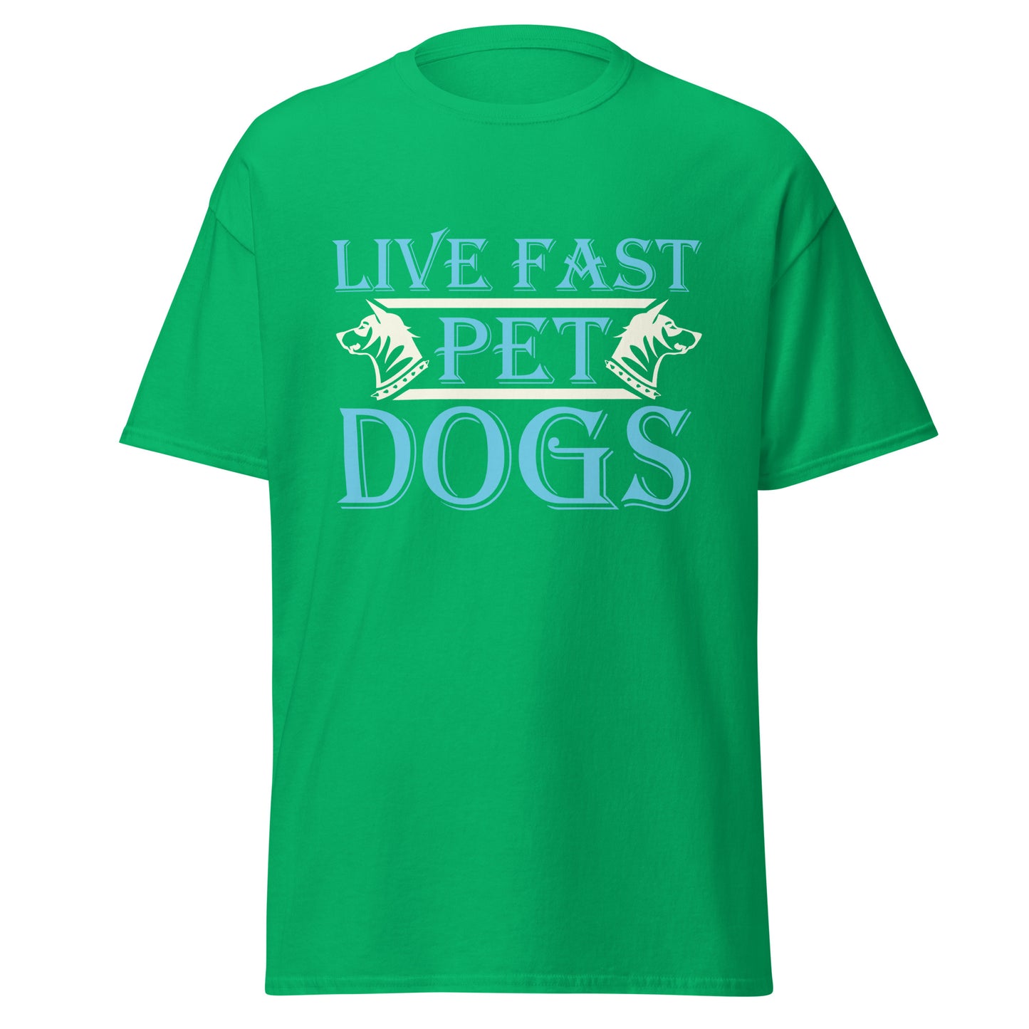 Men's classic tee LIVE FAST PET DOGS