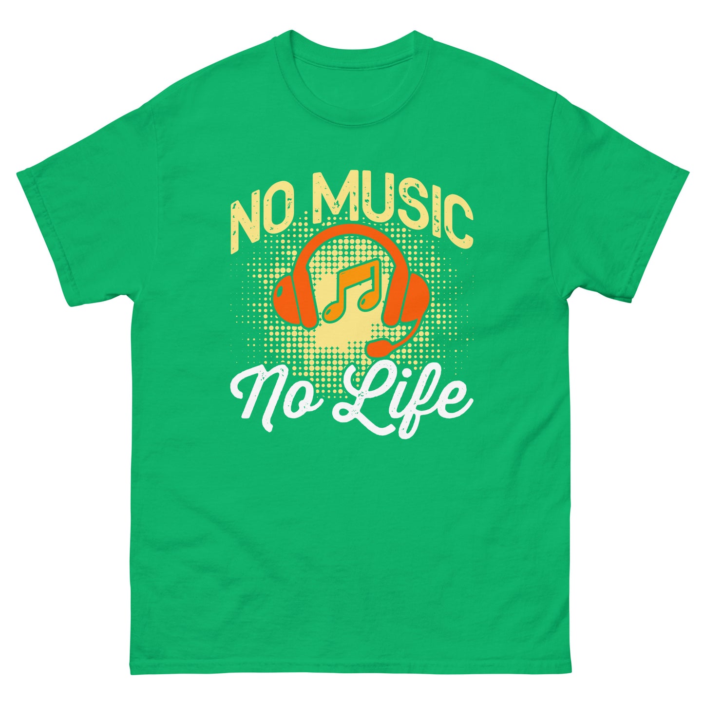 Camiseta clásica hombre NO MUSIC NO LIFE