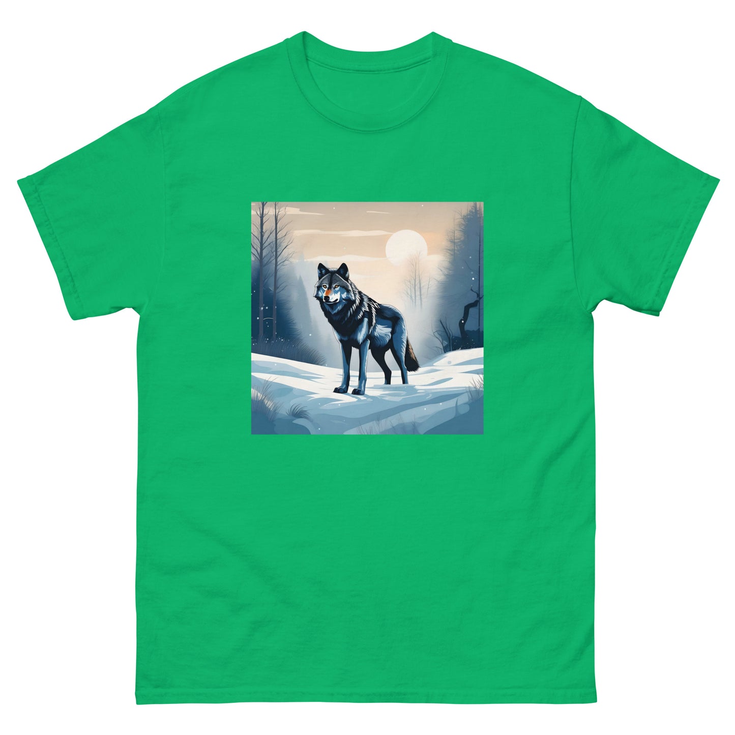 Men's classic tee SNOW WOLF