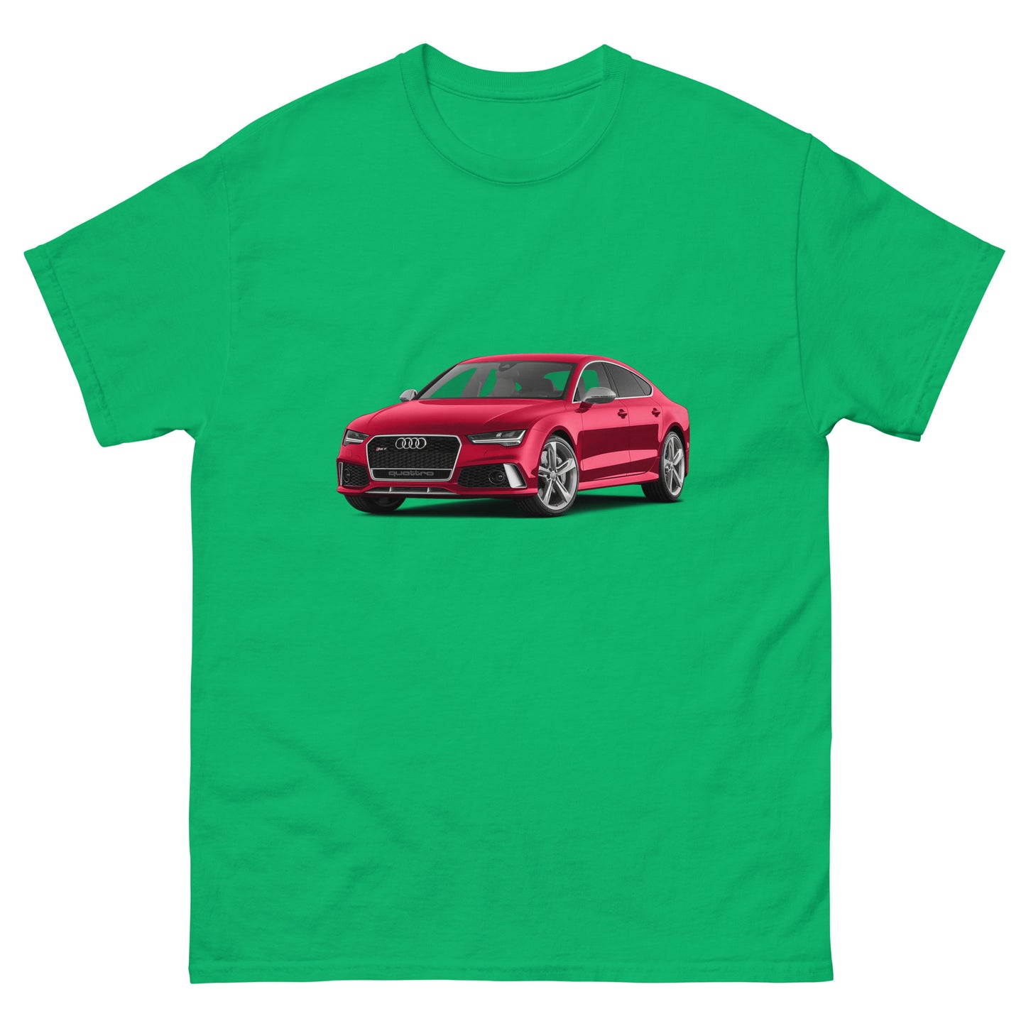 Men's classic tee RED CAR AUDI