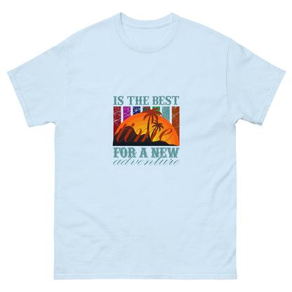 Мъжка класическа тениска ВРЕМЕ ЗА НОВО ПРИКЛЮЧЕНИЕ