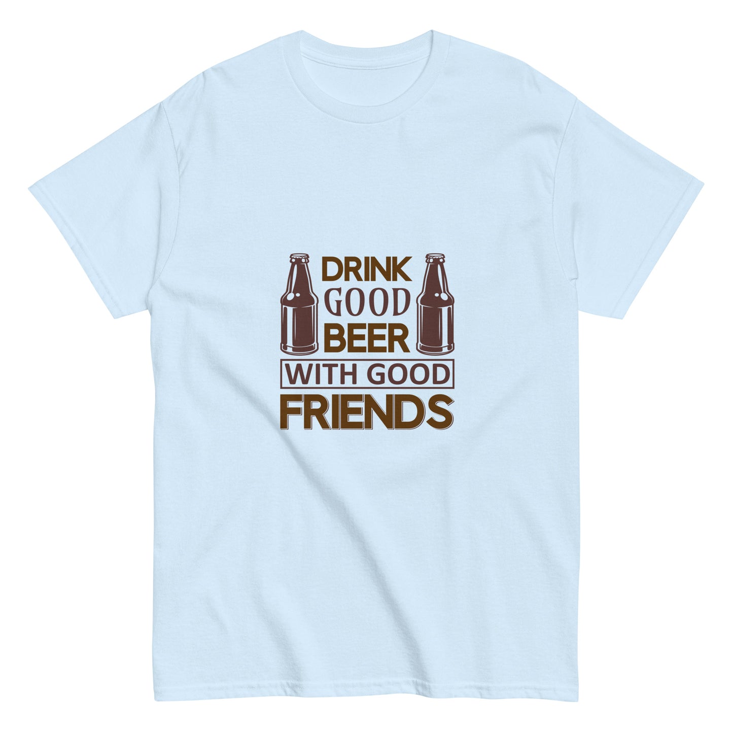 Camiseta clásica hombre DRINK GOOD BEER