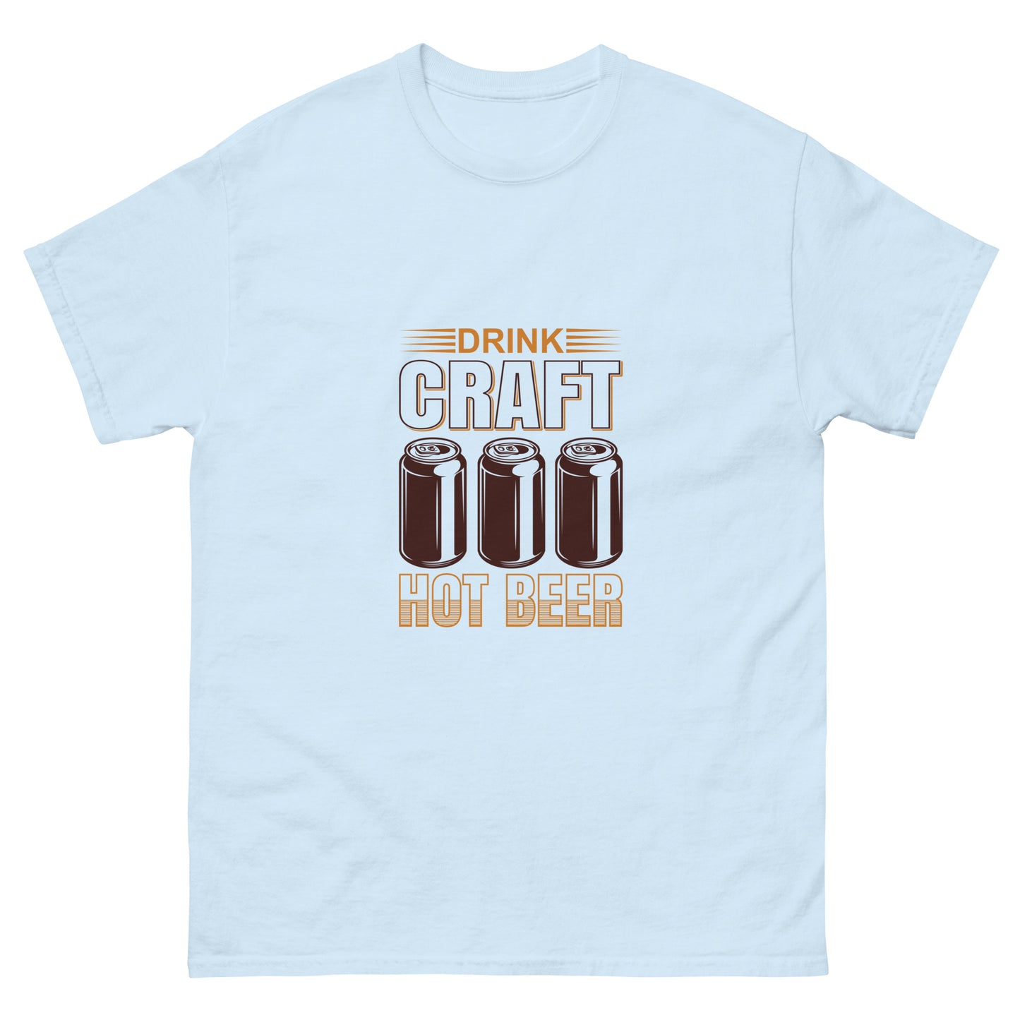 Camiseta clásica hombre DRINK CRAFT HOT BEER