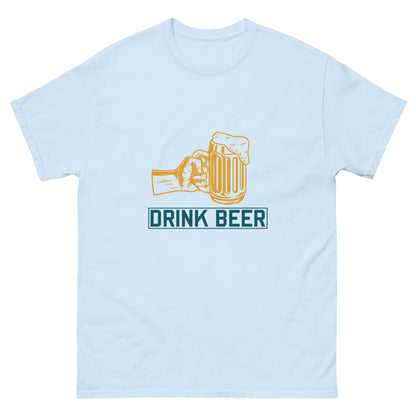 Мъжка класическа тениска DRINK BEER