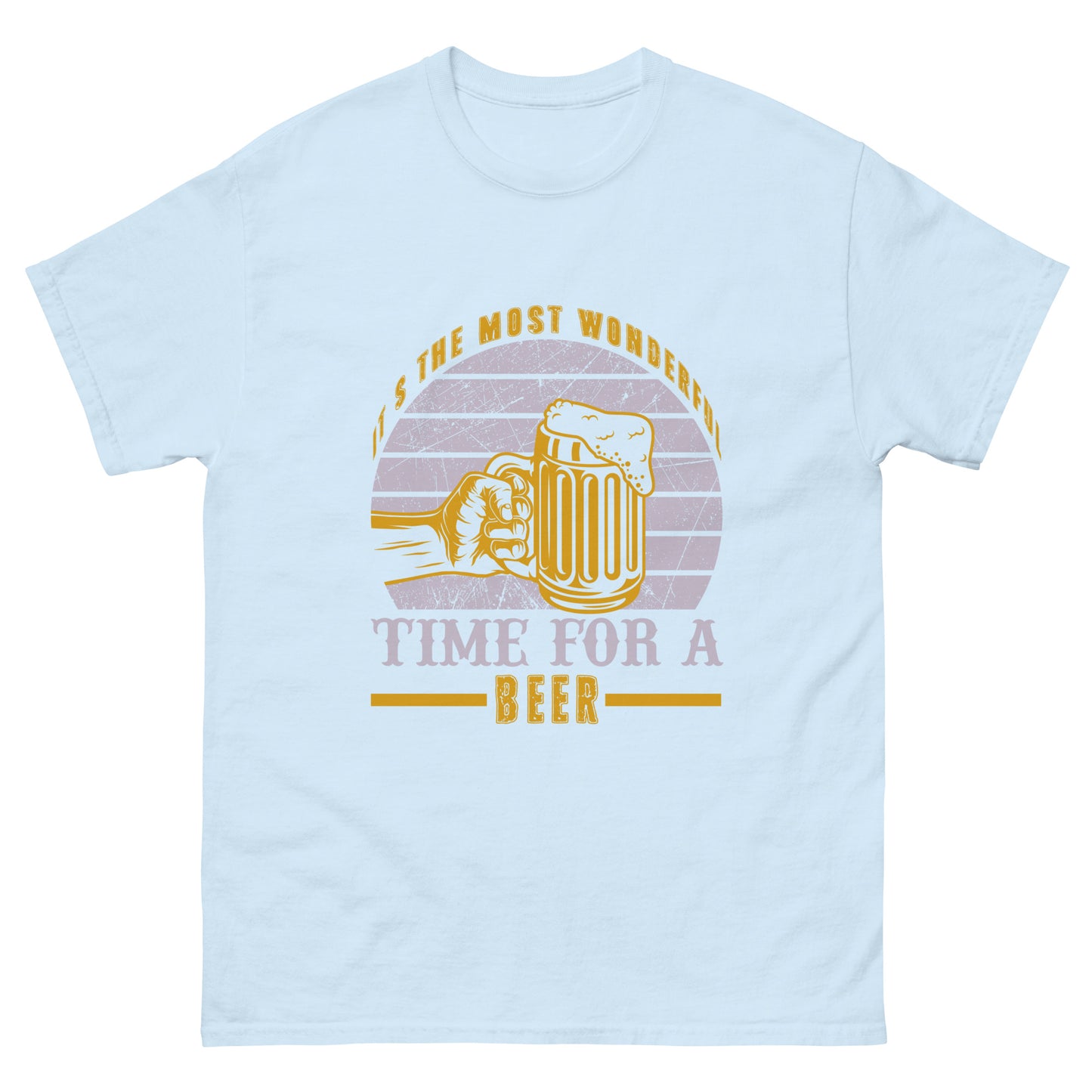 Camiseta clásica hombre HORA DE UNA CERVEZA