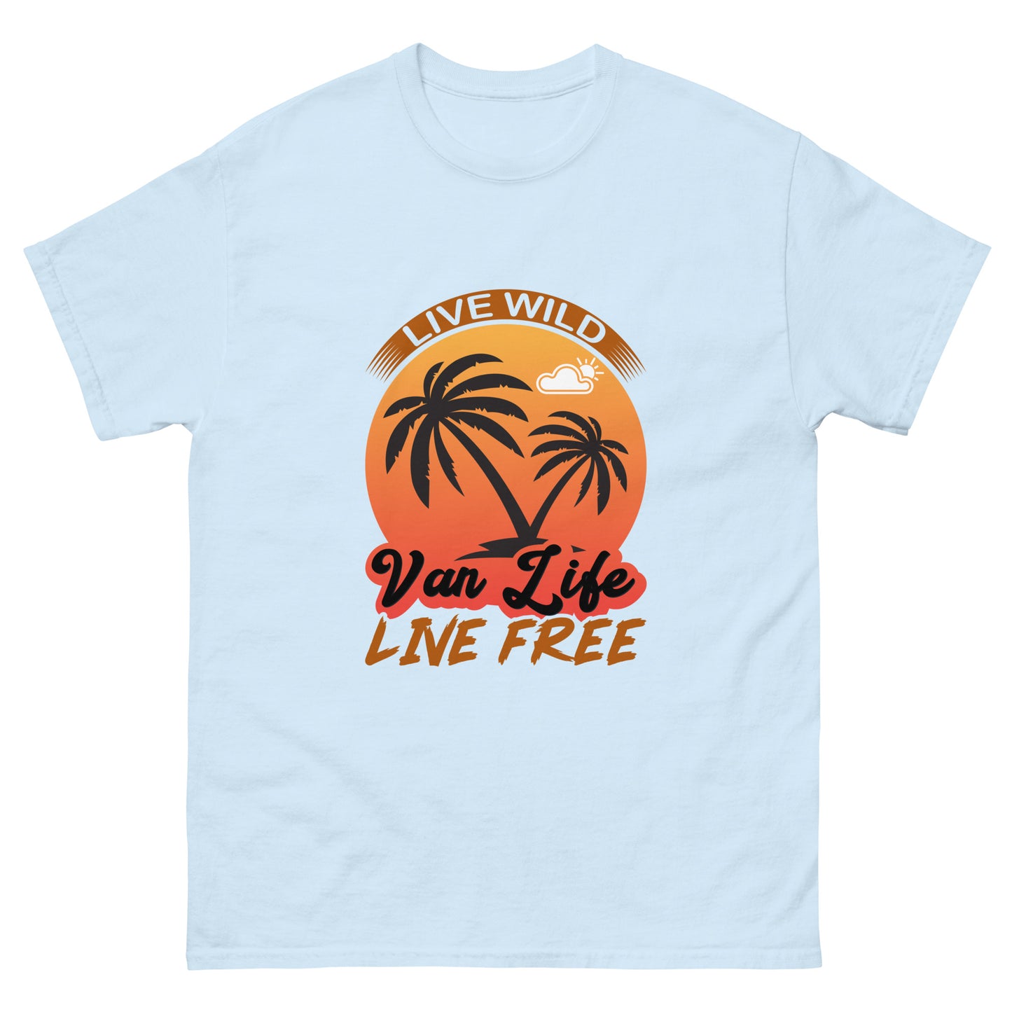 Men's classic tee LIVE WILD