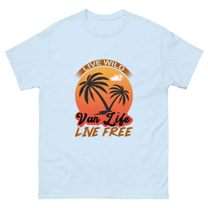 Мъжка класическа тениска LIVE WILD