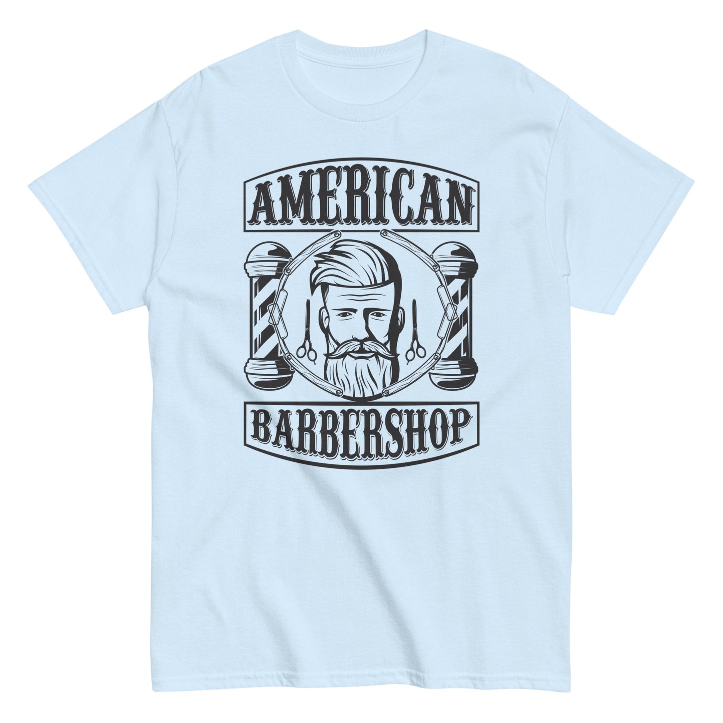 Мъжка класическа тениска AMERICAN BARBERSHOP