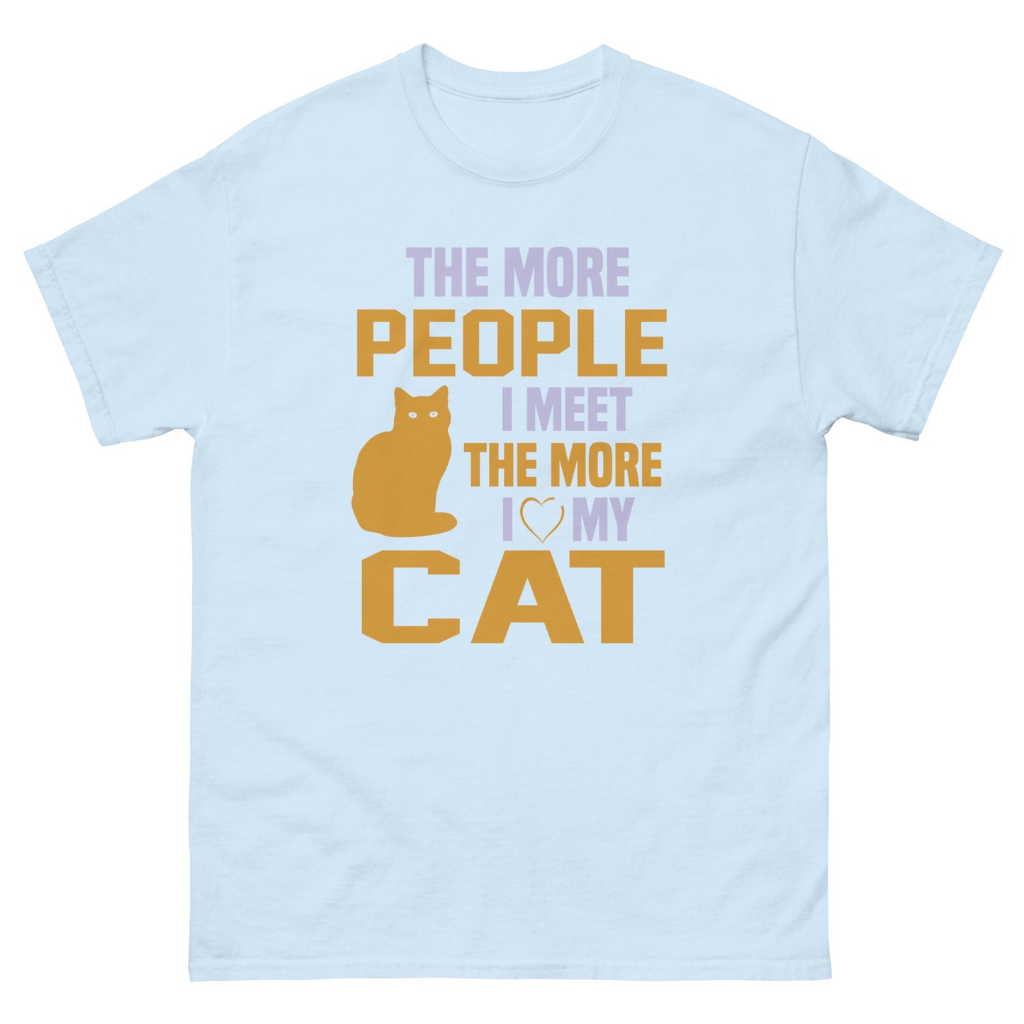 Men's classic tee I LOVE MY CAT