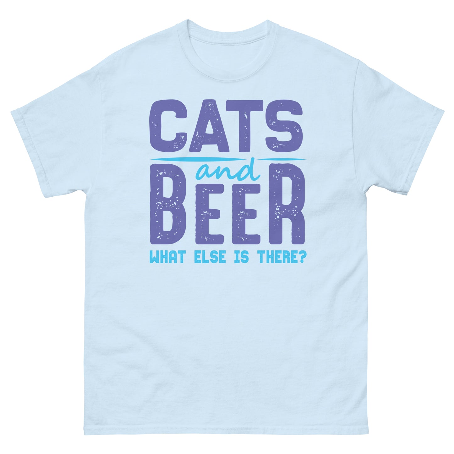 Camiseta clásica hombre GATOS Y CERVEZA