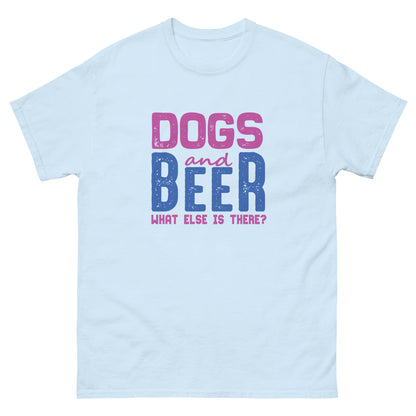 Мъжка класическа тениска DOG AND BEER