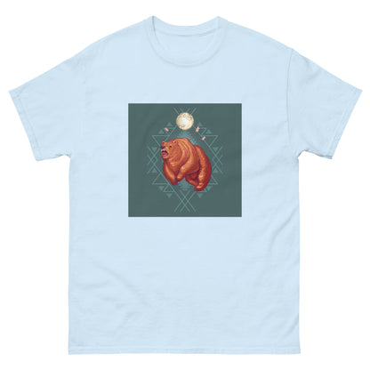 Мъжка класическа тениска МЕЧЕ И ЛУНА