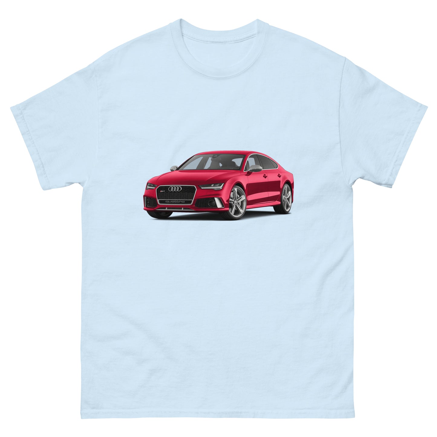 Мъжка класическа тениска RED CAR AUDI