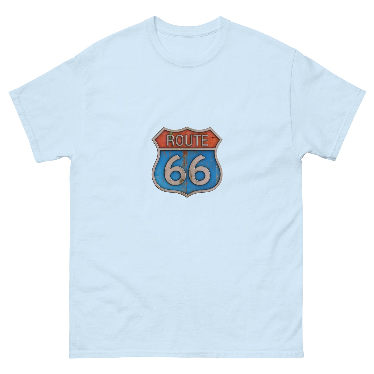 Camiseta clásica hombre RUTA 66 COLORIDA