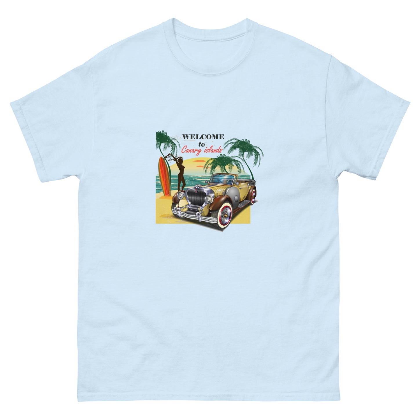 Men's classic tee WELCOME TO CANARY ISLANDS