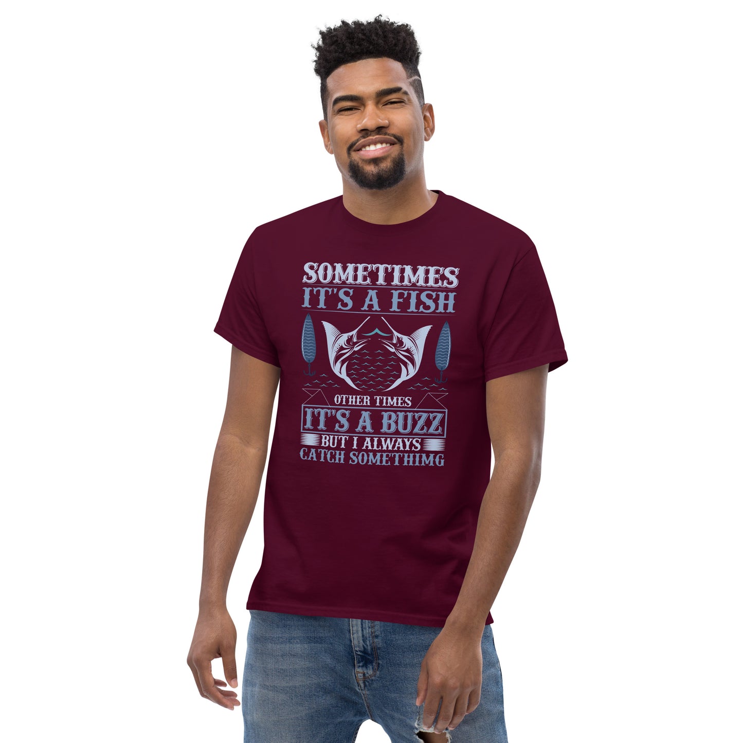 Camiseta clásica de hombre SIEMPRE CAPTURA ALGO