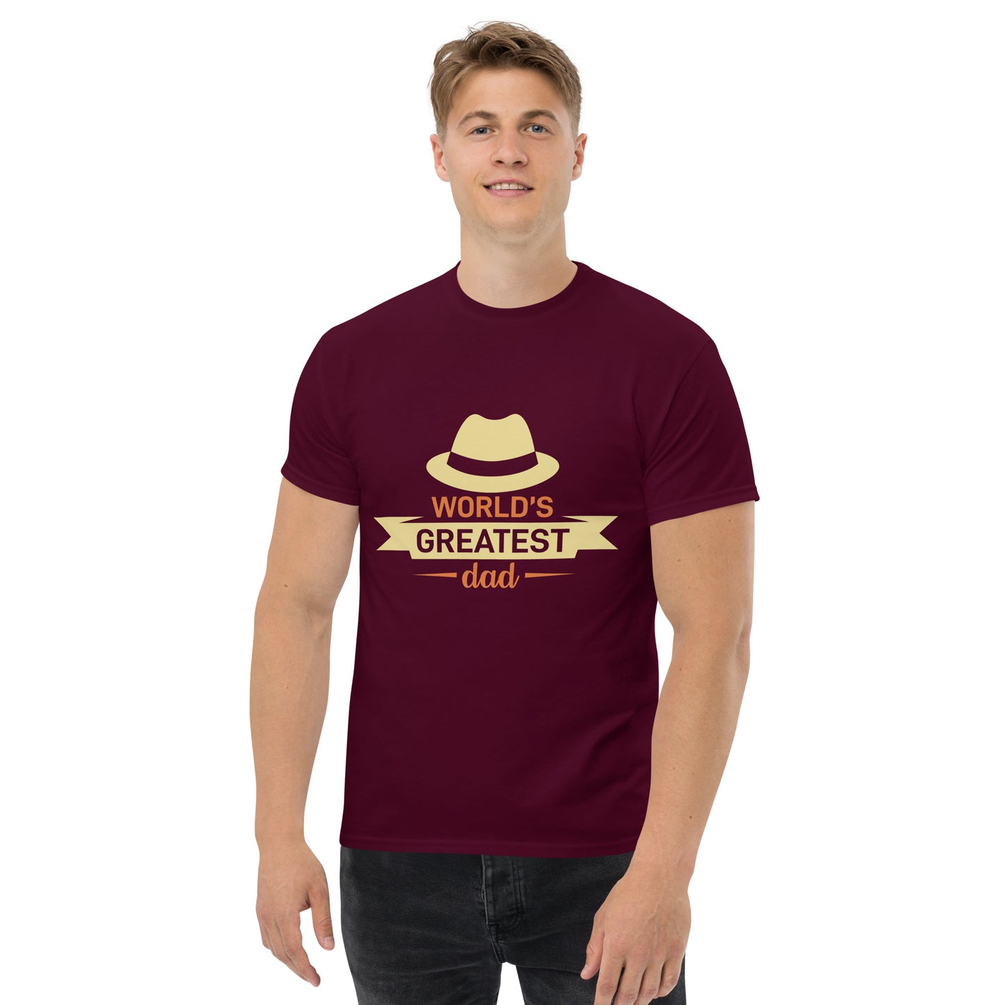 Camiseta clásica para hombre WORLD GREATEST DAD