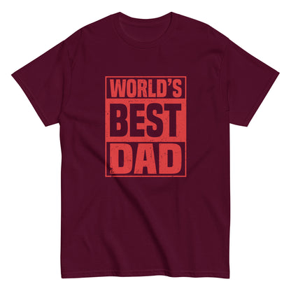 Мъжка класическа тениска WORLD'S BEST DAD