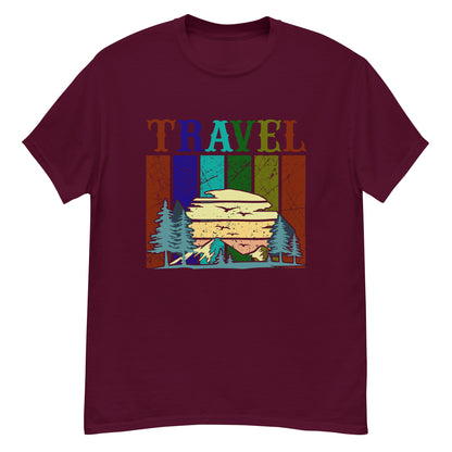 Мъжка класическа тениска TRAVEL