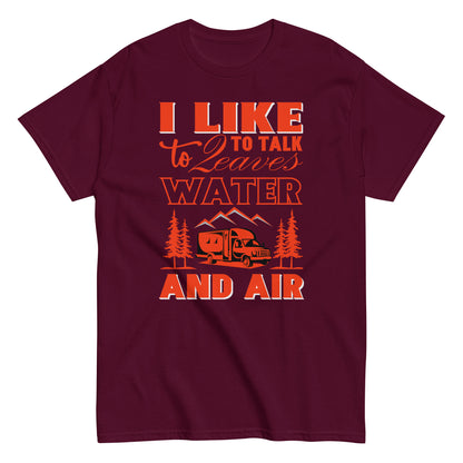 Мъжка класическа тениска ВОДА И ВЪЗДУХ