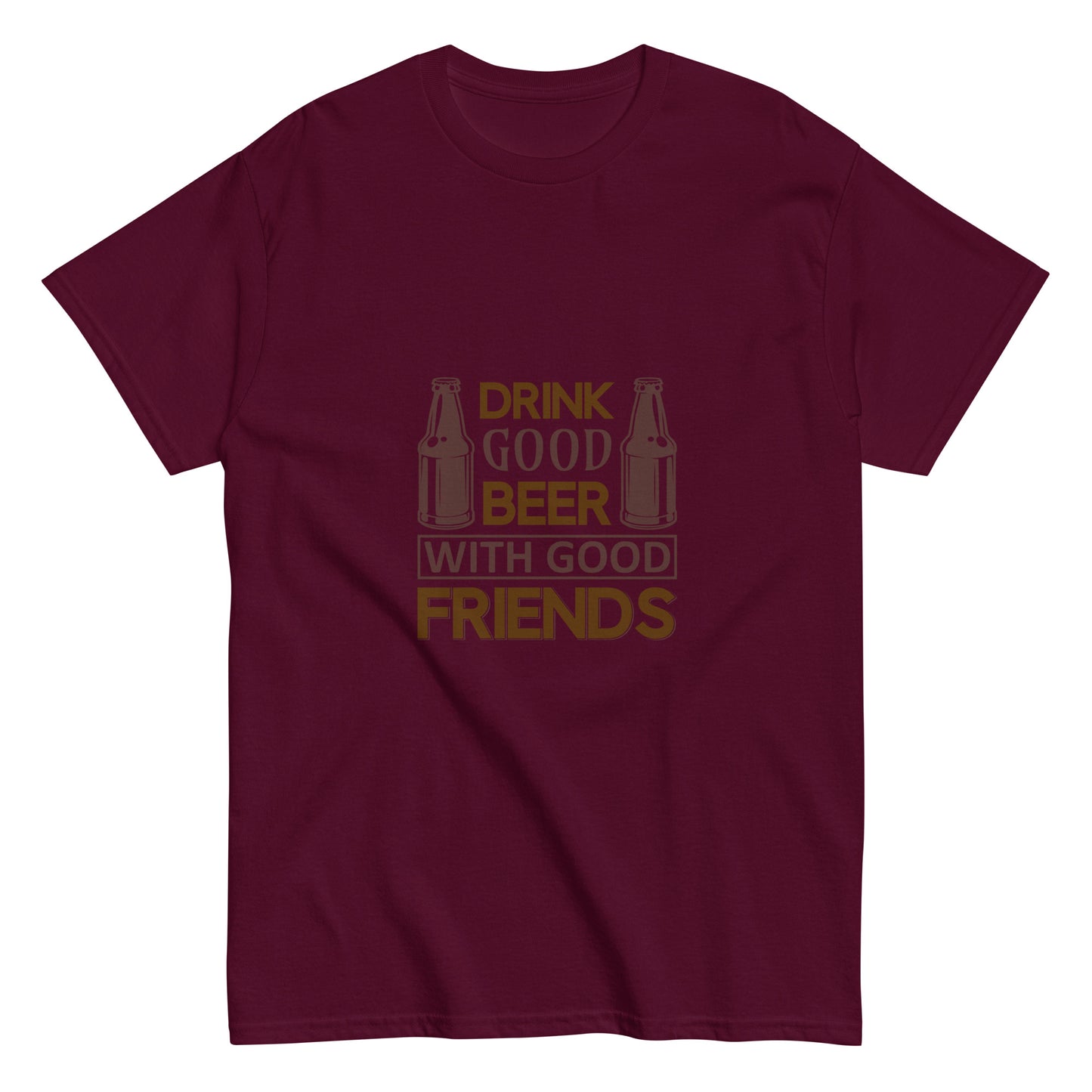 Camiseta clásica hombre DRINK GOOD BEER