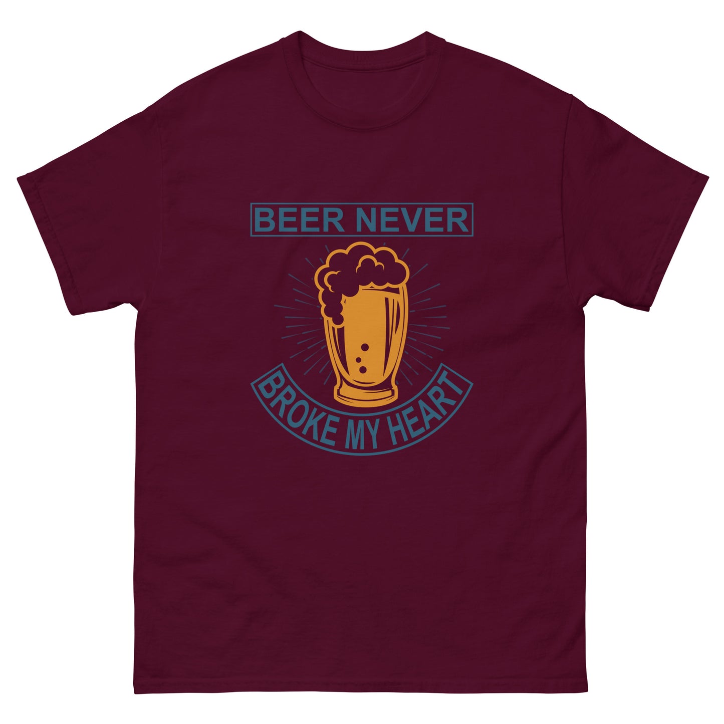 Men's classic tee BEER NEVER BROKE MY HEART