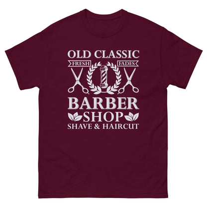 Мъжка класическа тениска OLD CLASSIC BARBERSHOP