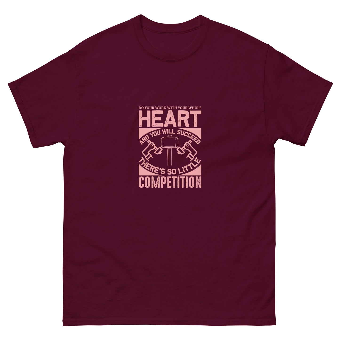 Men's classic tee WORK WITH YOUR WHOLE HEART