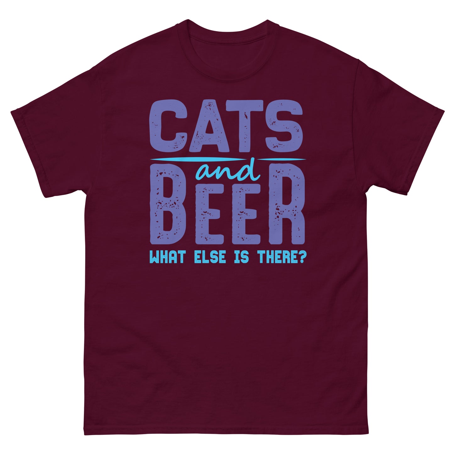 Camiseta clásica hombre GATOS Y CERVEZA