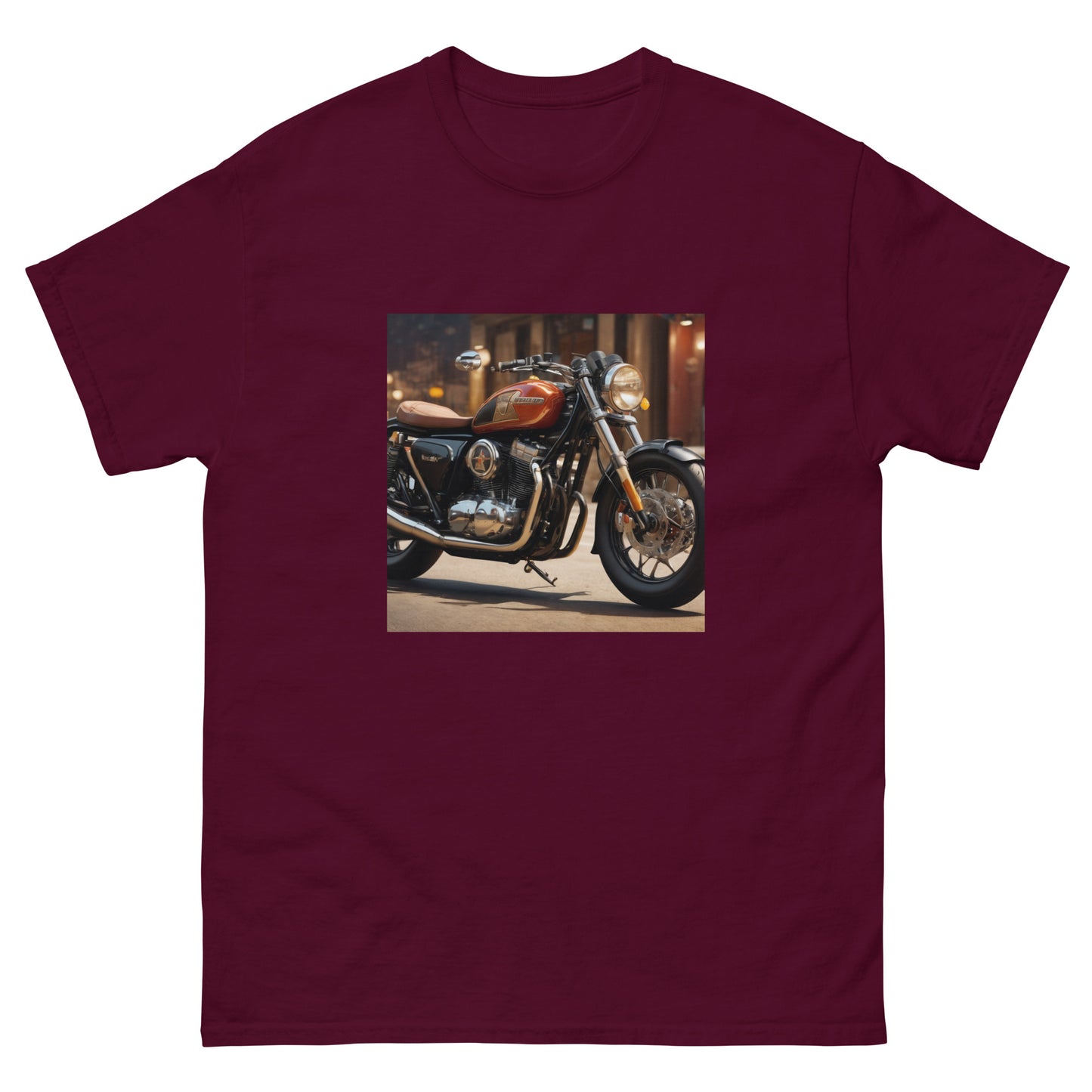 Camiseta clásica hombre MOTOCICLETA