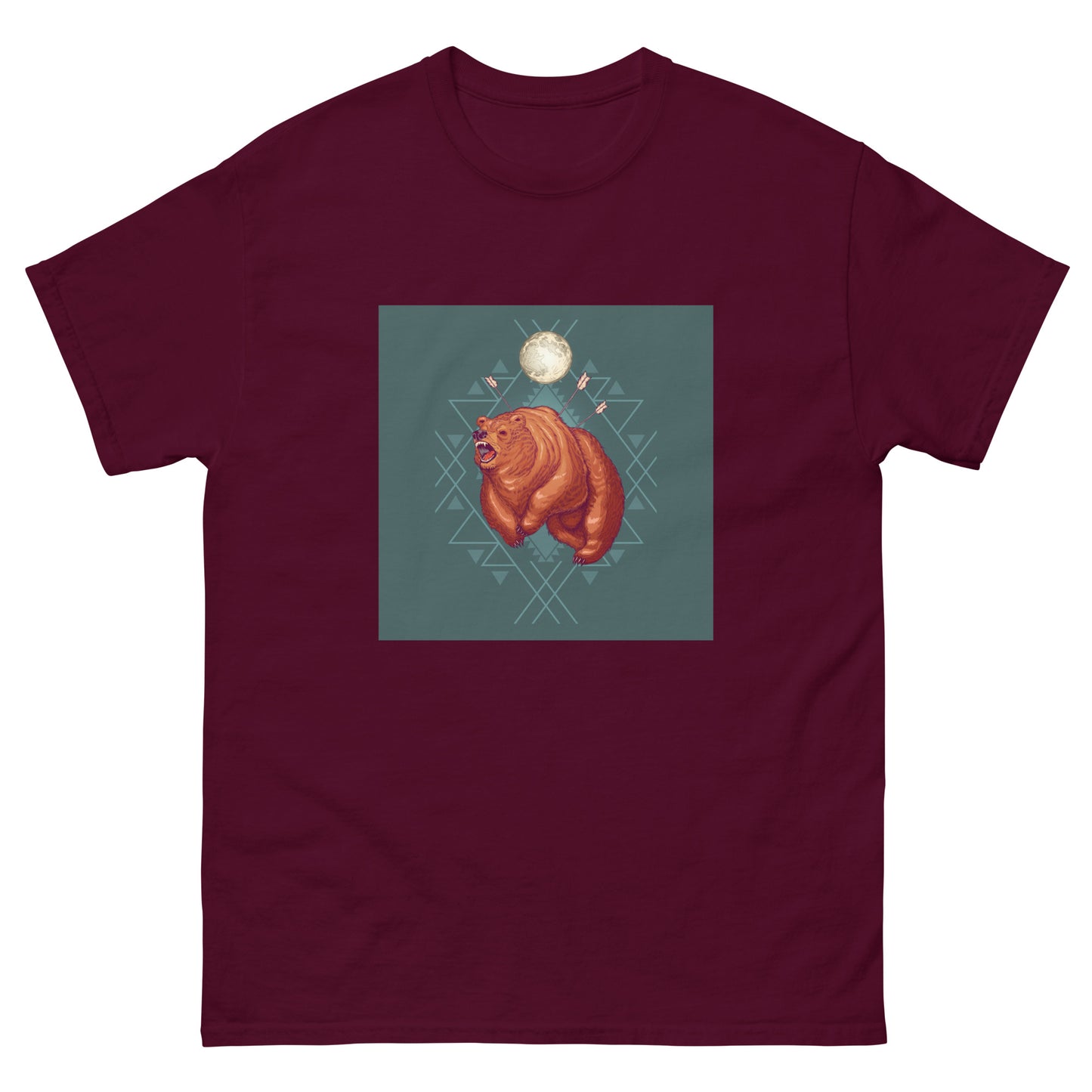 Men's classic tee BEAR AND MOON